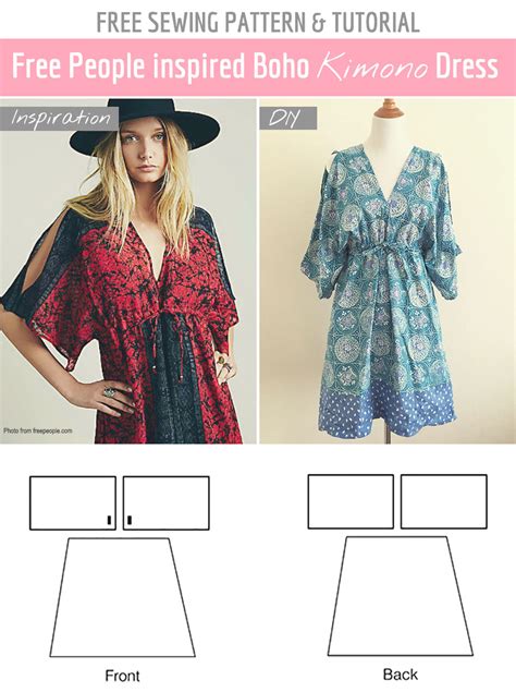 kimono dress pattern sewing|kimono dress pattern free.